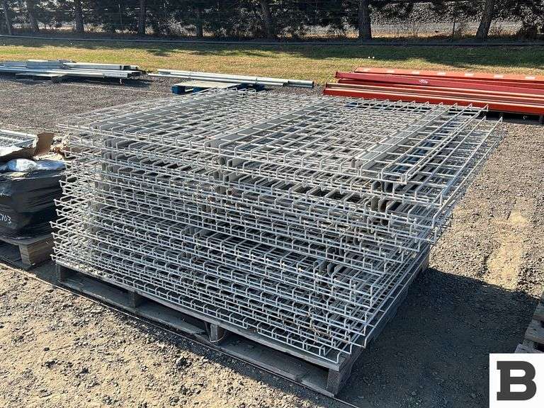 Pallet Racking Wire Shelving Grates Booker Auction Company