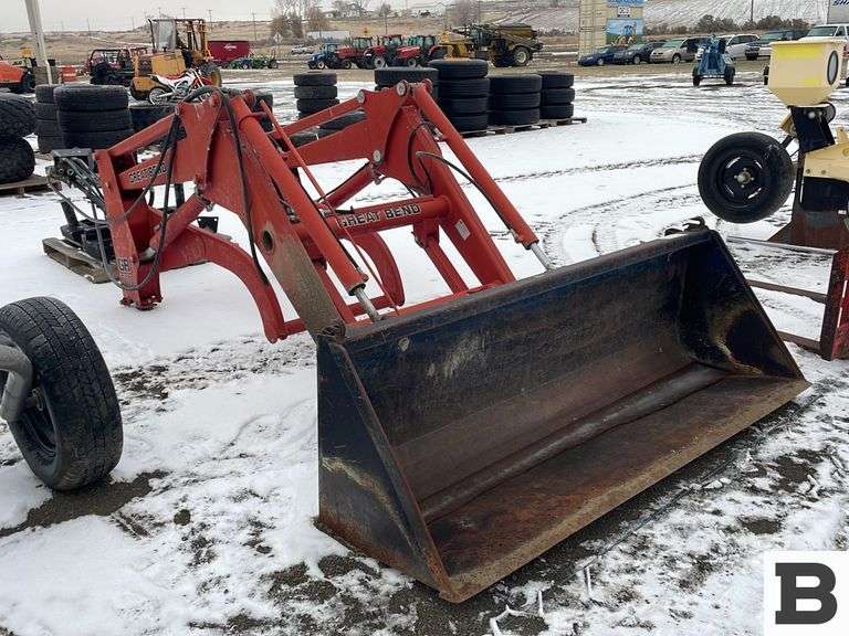 Great Bend GB770 Front Loader Bucket Booker Auction Company