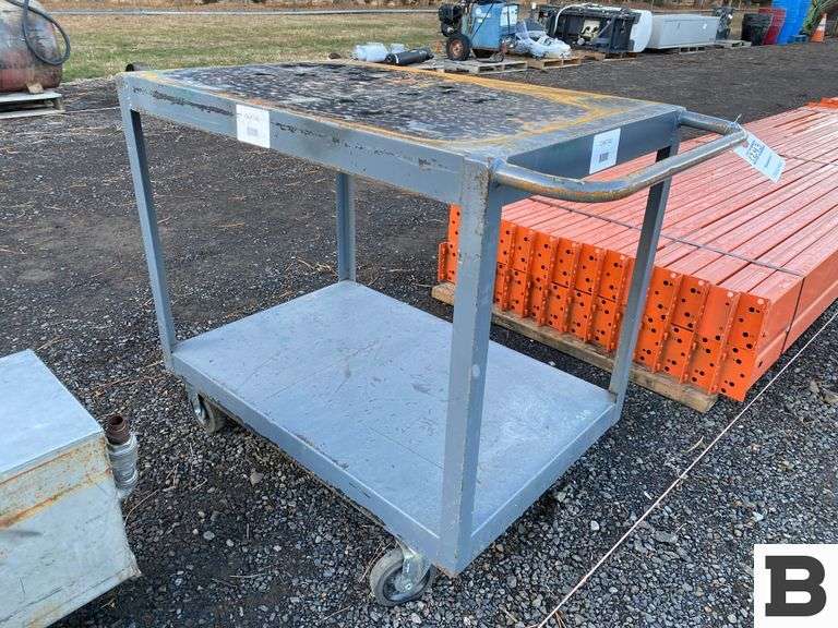Metal Rolling Cart Booker Auction Company