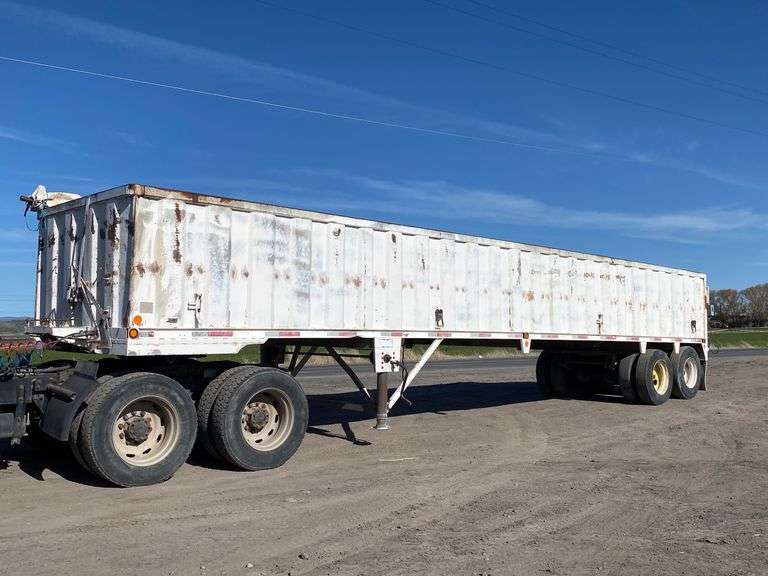 1991 Homemade 40' Self Unloading Trailer Booker Auction Company