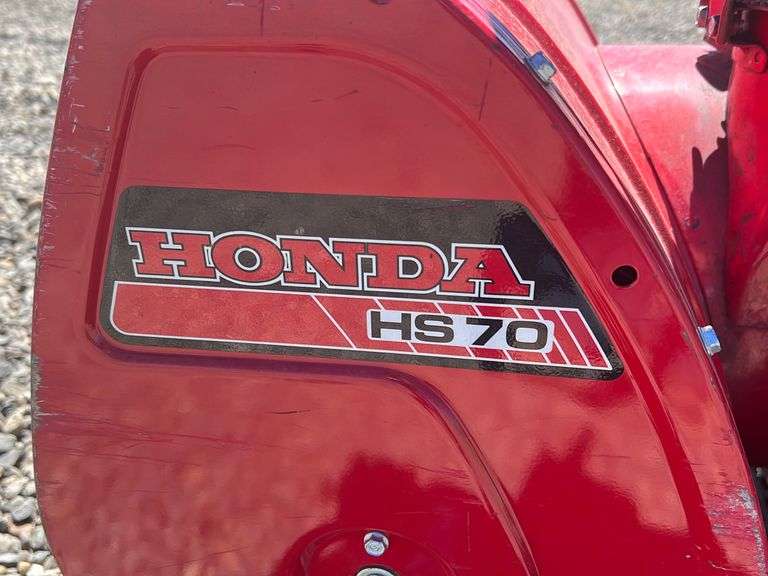 Honda HS70 Snow Blower Booker Auction Company