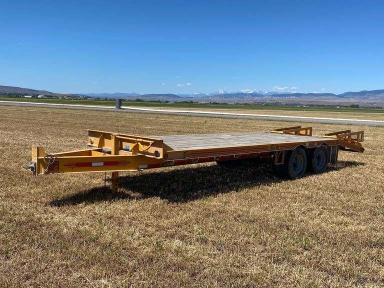 1999 Holden Industries HCZ18KT Flatbed Trailer Booker Auction Company