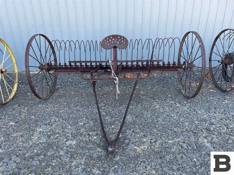 Antique Dump Rake Booker Auction Company