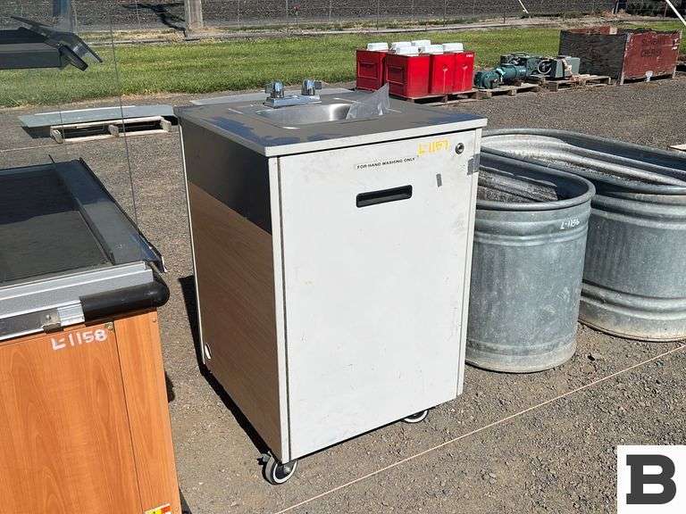 Portable Hand Washing Station Booker Auction Company