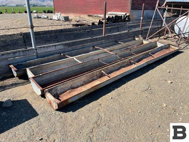 Metal Feed Troughs Booker Auction Company