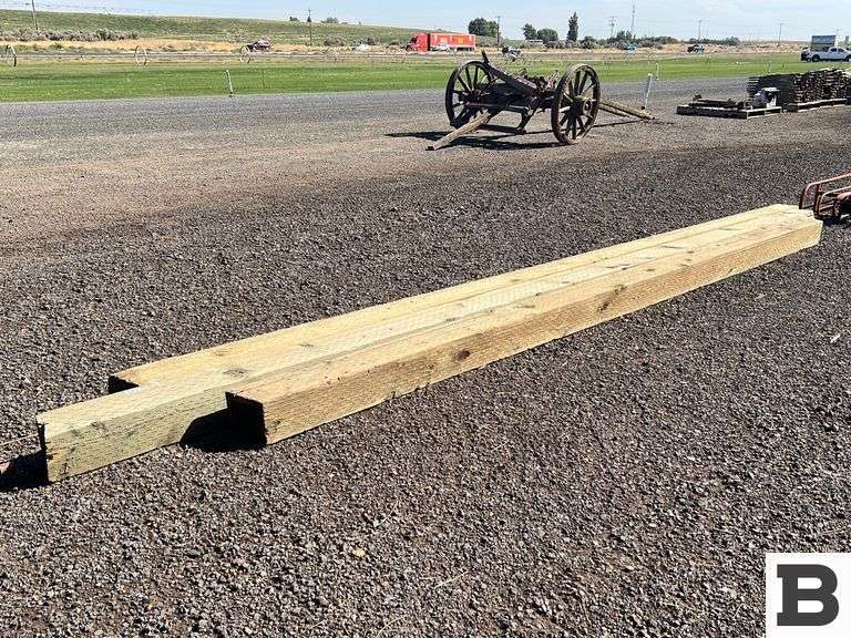 6x6 Treated Posts Booker Auction Company