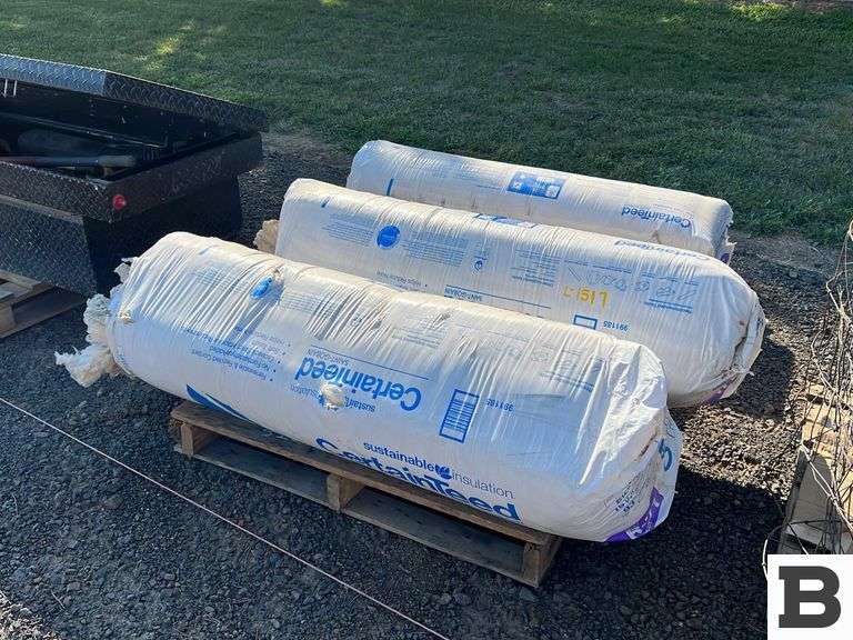 Certainteed R21 Fiber Glass Insulation Booker Auction Company
