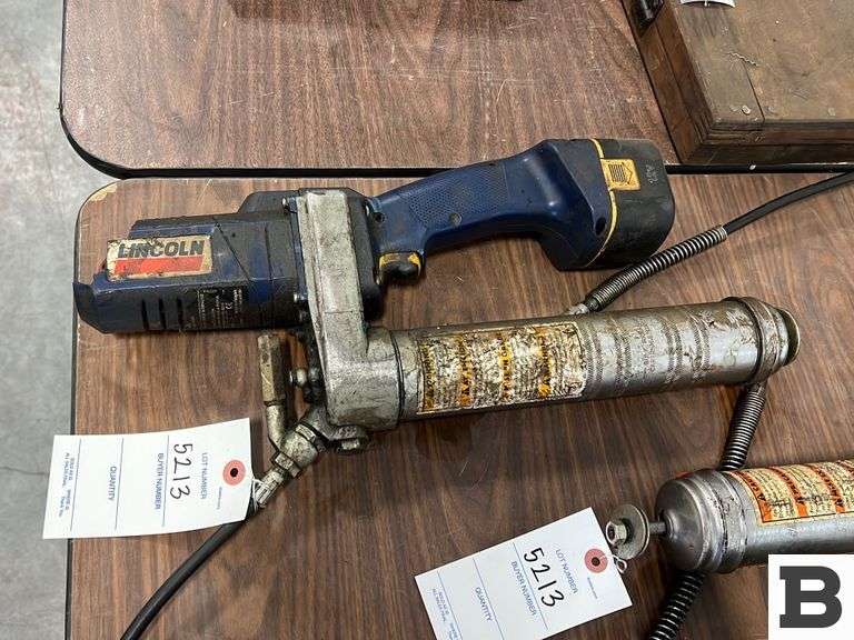 Lincoln Electric Grease Guns Booker Auction Company