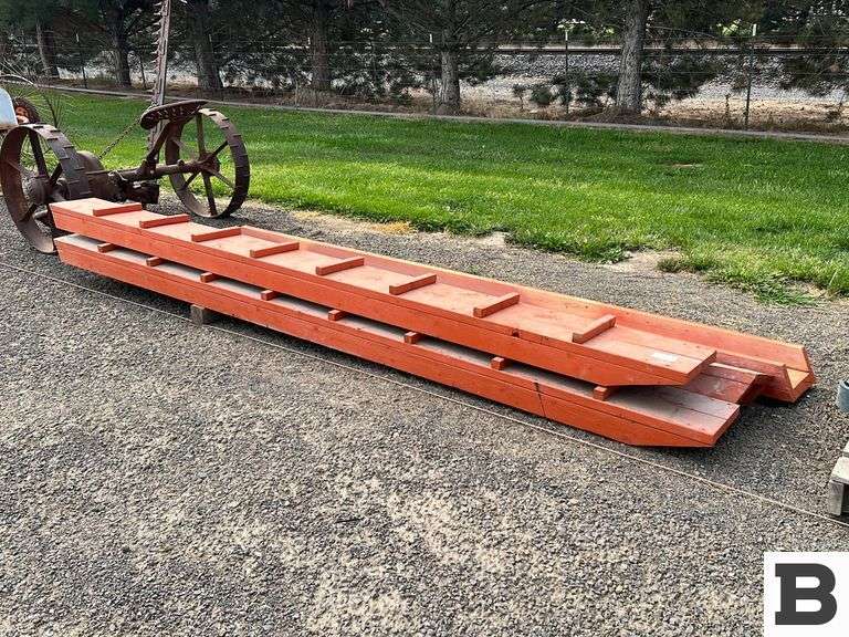 12' Wooden Ramps Booker Auction Company