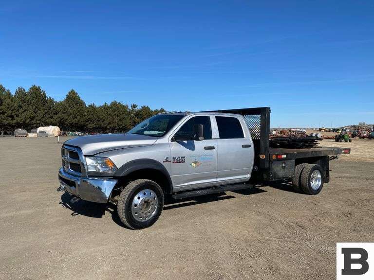 2017 Ram 5500 Flatbed Truck Booker Auction Company