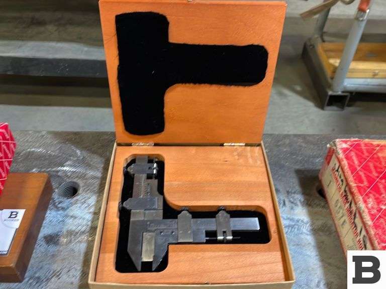 Starrett Gear Tooth Vernier Calipers Booker Auction Company