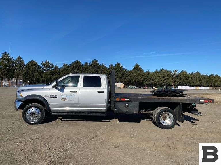 2017 Ram 5500 Flatbed Truck Booker Auction Company
