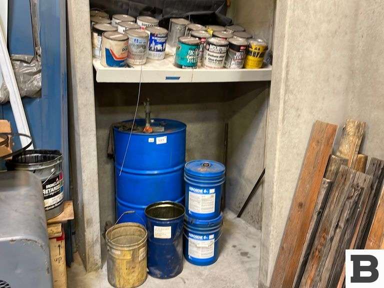 50 Gal Mineral Spirits, Kerosene, Paint Booker Auction Company