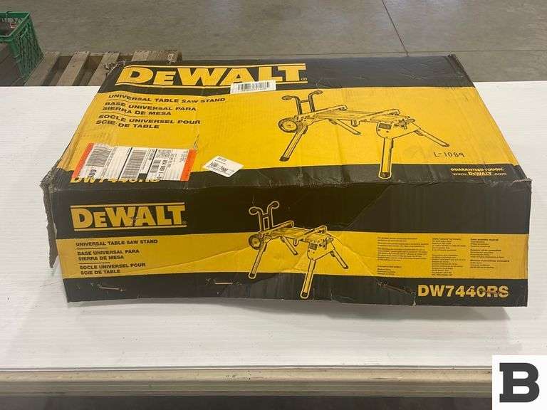 DeWalt Universal Table Saw Stand Booker Auction Company