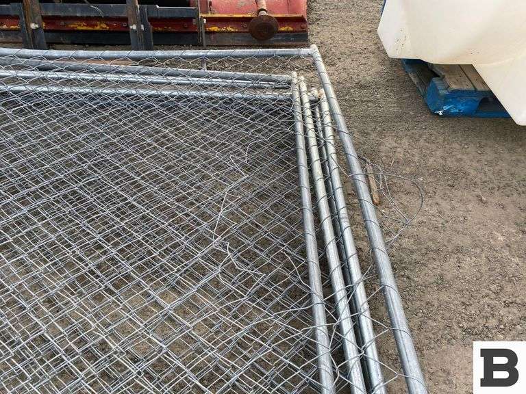 Chain Link Fence Panel Sections Booker Auction Company