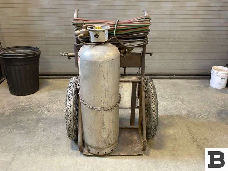 Propane Torch Cart Set Booker Auction Company