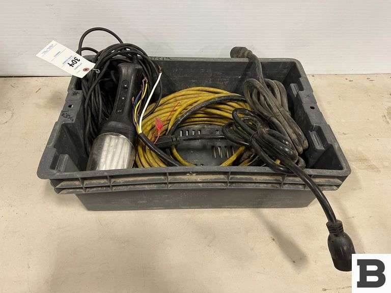 Power Cords, Work Light Booker Auction Company