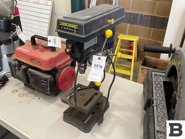 Central Machinery 8”Drill Press Booker Auction Company