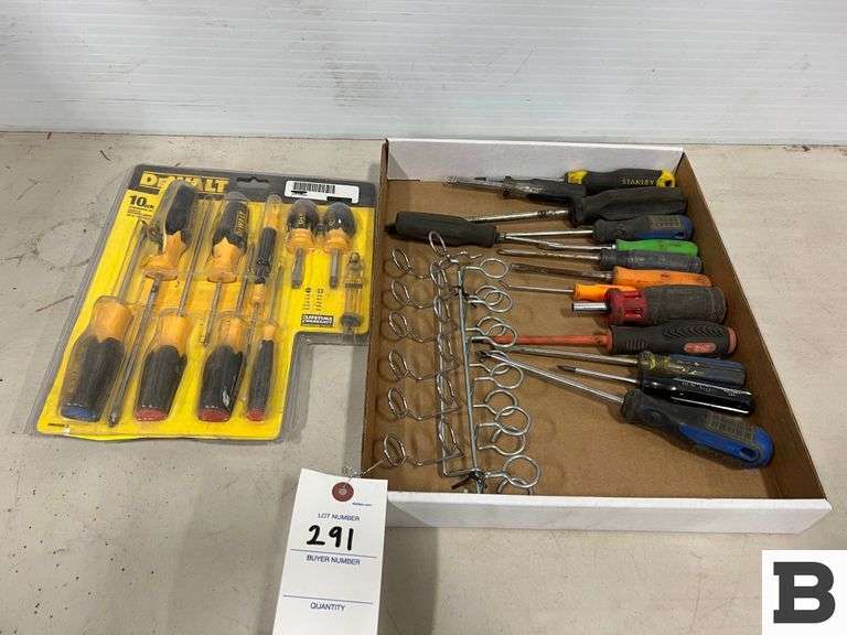 DeWalt 10pc. Screwdriver Set Booker Auction Company