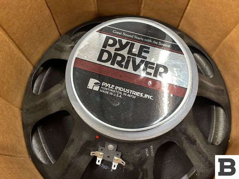 Pyle Driver Speaker Booker Auction Company