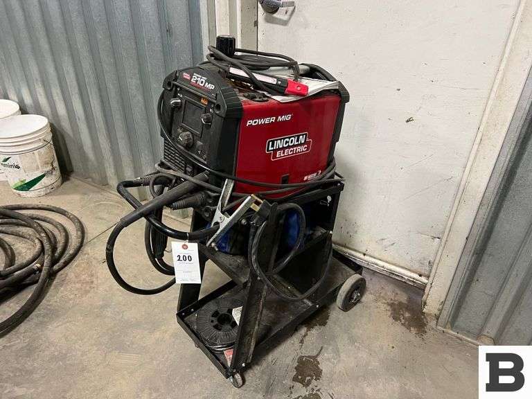 Lincoln Electri 210 MP Mig Welder Booker Auction Company