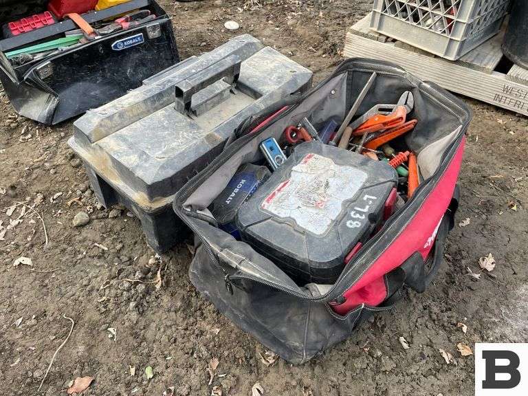 Toolbox, Toolbag, Misc Tools Booker Auction Company