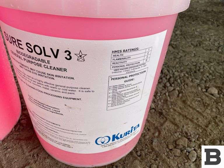 Sure Solv 3 Biodegradable General Purpose Cleaner Booker Auction Company