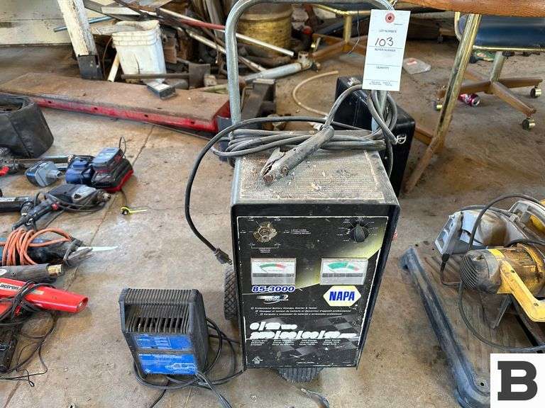 Napa 85 3000 85 323A Battery Charger Booker Auction Company napa-85-3000-85-323a-battery-charger-booker-auction-company