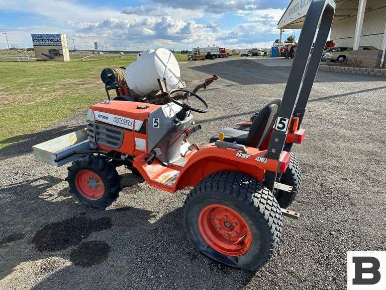 Kubota B7300 Tractor Non Running Booker Auction Company