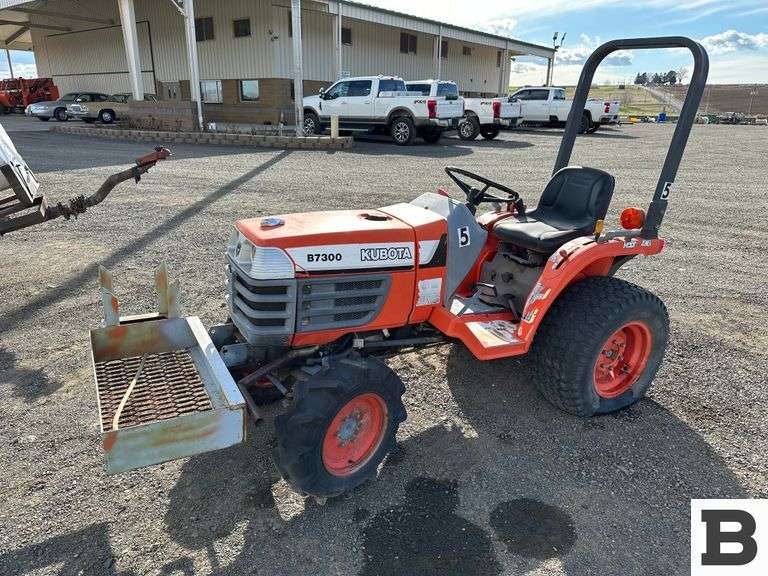 Kubota B7300 Tractor Non Running Booker Auction Company