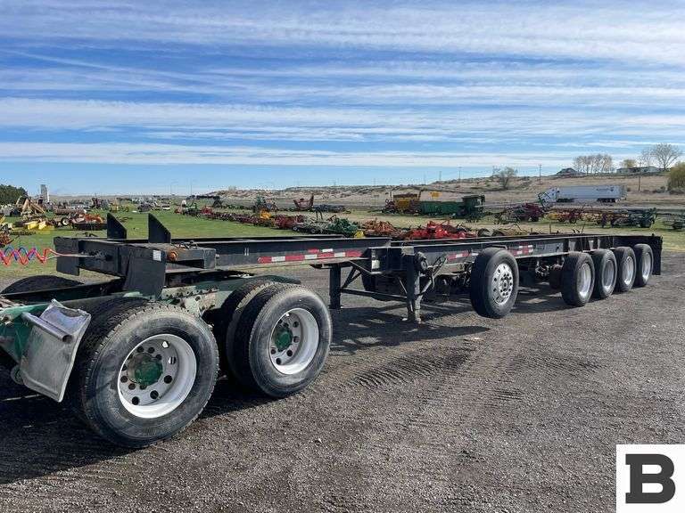 1971 Utility Chassis Trailer Booker Auction Company