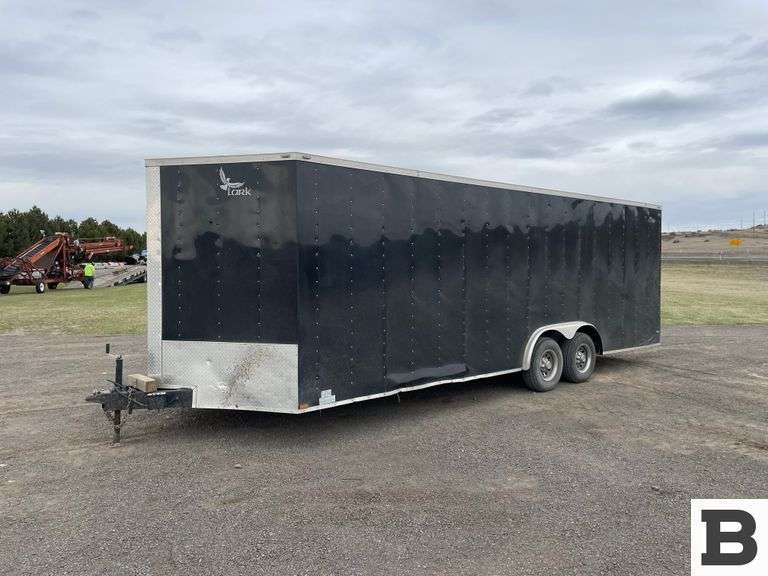 2020 Lark United Enclosed Cargo Trailer Booker Auction Company