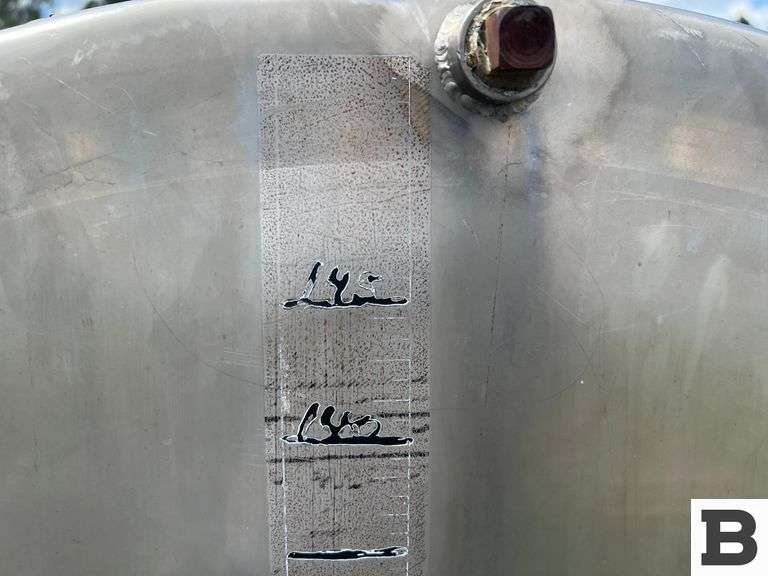Spokane Metal Products 250 Gallon Stainless Steel Tank Booker Auction