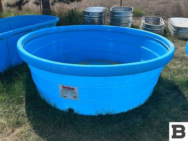 6’ Round Poly Stock Tank Booker Auction Company