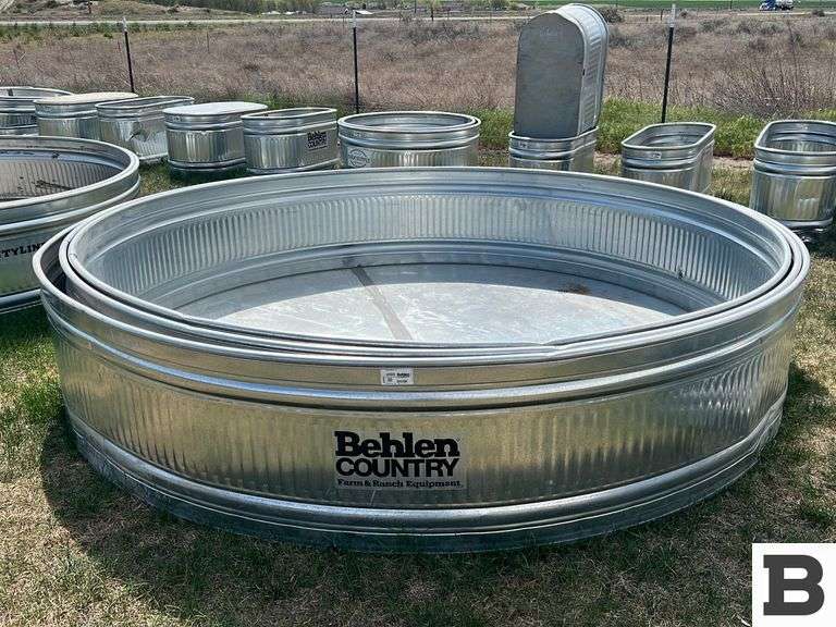 Round Livestock Tanks Booker Auction Company