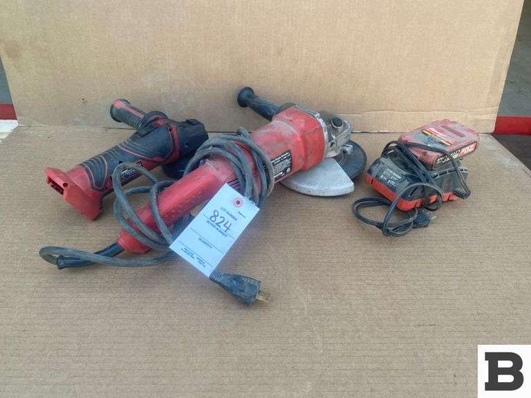 Craftsman 13 Amp Electric Grinder, Bauer 20V Cordless Grinder Booker