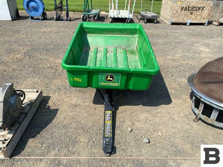John Deere 7P Lawn Utility Wagon Booker Auction Company