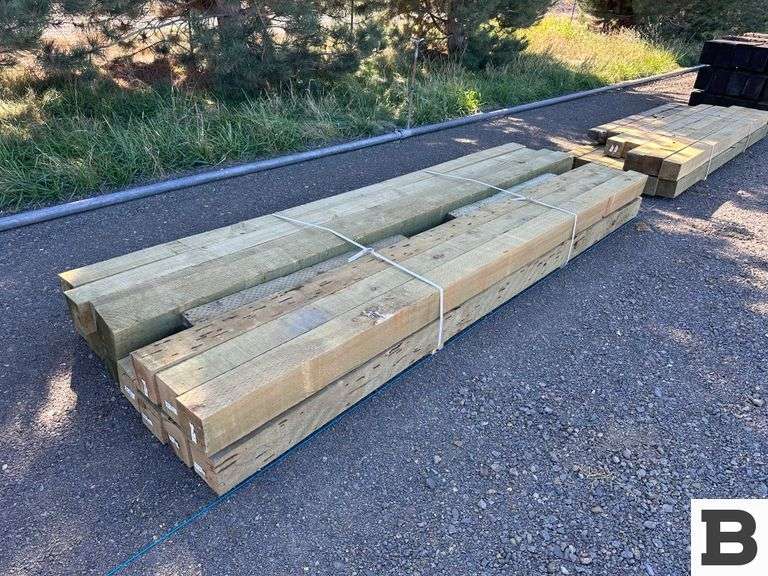Pressure Treated Posts Booker Auction Company