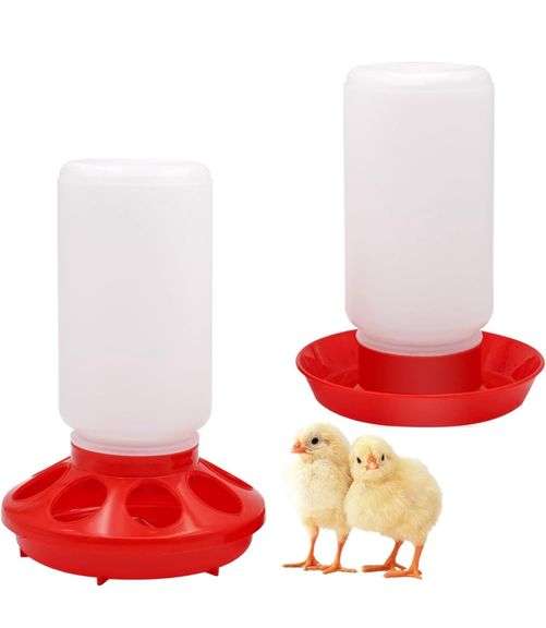 Chick Feeder And Waterer Kit Automatic Chicken Feeder Plastic Hanging