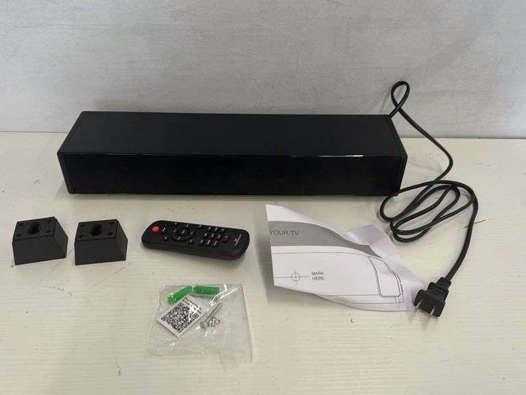 2.1 CH Sound Bar with Built-in Subwoofer, Small Soundbar for TV, PC ...