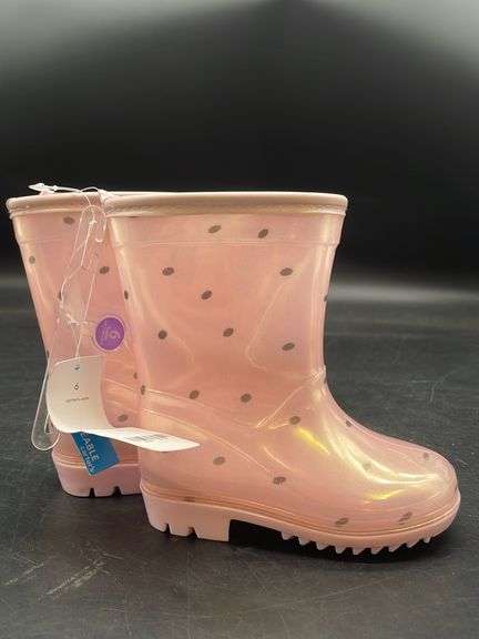 New Carter's Girl's Nina Rain Boot Size 6
