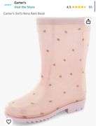 New Carter's Girl's Nina Rain Boot Size 6