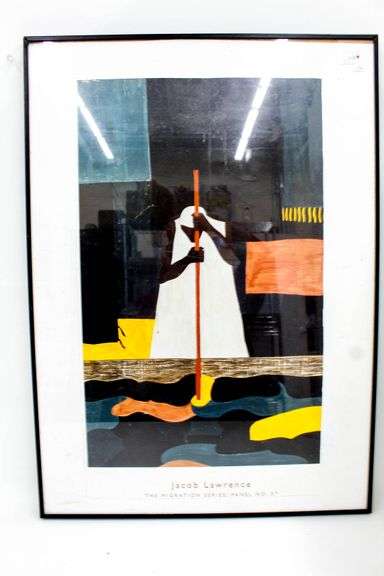 Jacob Lawrence The Migration Series Panel No. 57 - The female workers