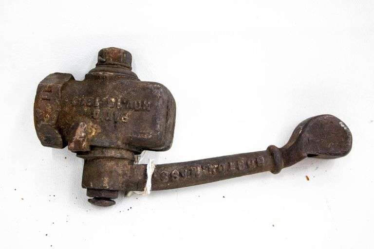 Sherburne Co Brass Caboose Whistle marked Pat'd Nov 15, 1910 Boston Mass Handle has a