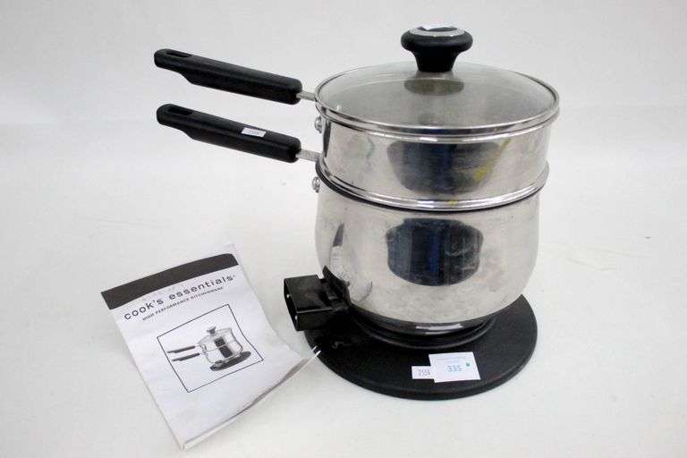 Cook's Essentials High Performance Kitchenware Stainless Steel NonStick 3Quart Electric