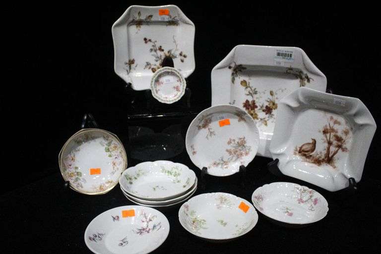 Fabulous famous maker collection of complementing floral plates and bowls tableware makers