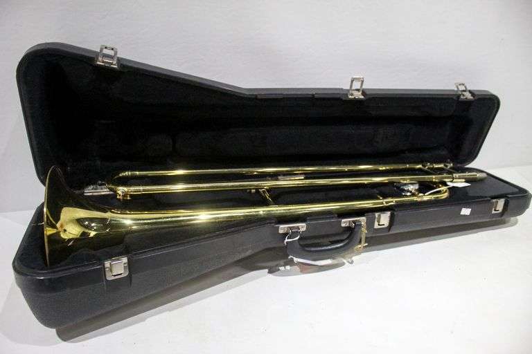 Conn Trombone with case Bunting Online Auctions