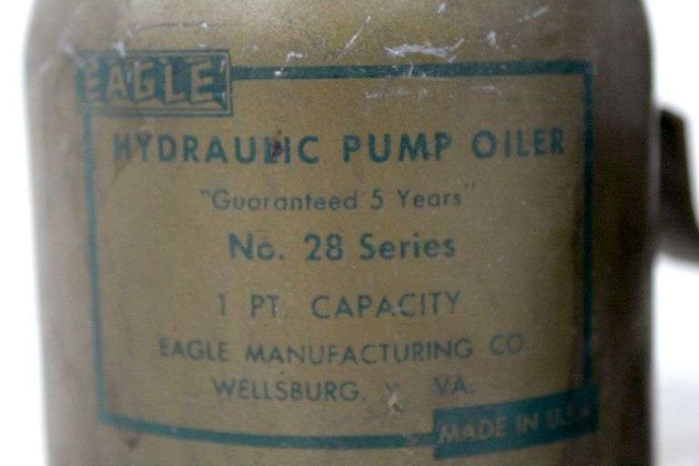 Eagle Hydraulic Pump Oiler No. 28 Series 1 Pt. Capacity Eagle
