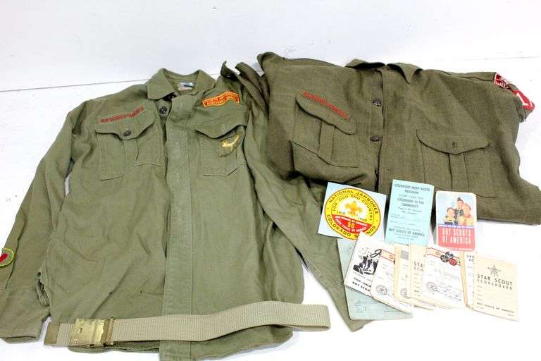 Collection of vintage Boy Scouts gear and memorabilia Bunting Online