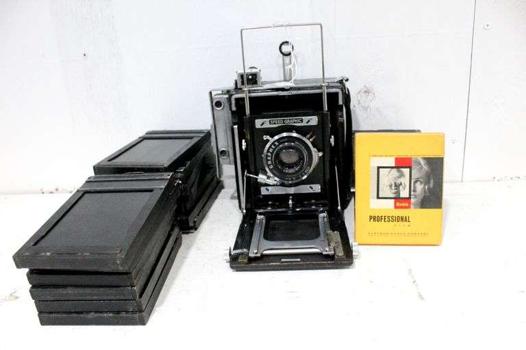 Speed Graphic press camera produced by Graflex in Rochester, New York